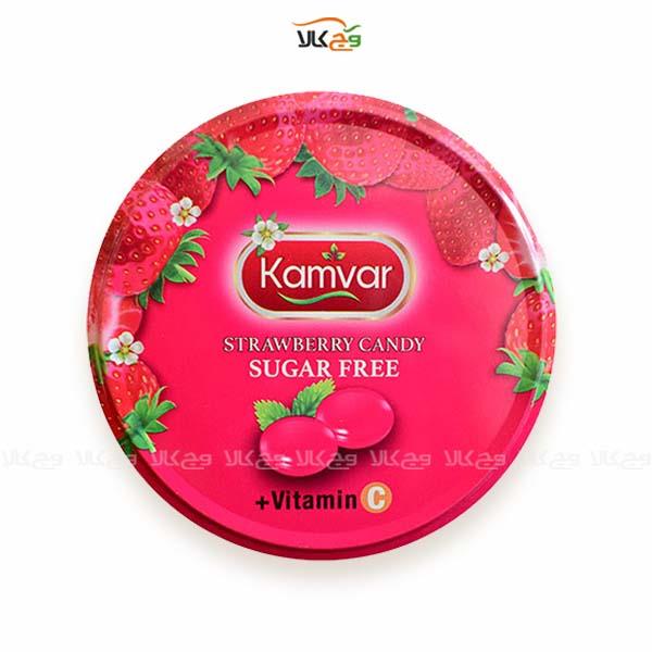 آبنبات رویال توت فرنگی بدون قند و رژیمی (دیابتی) – کامور
